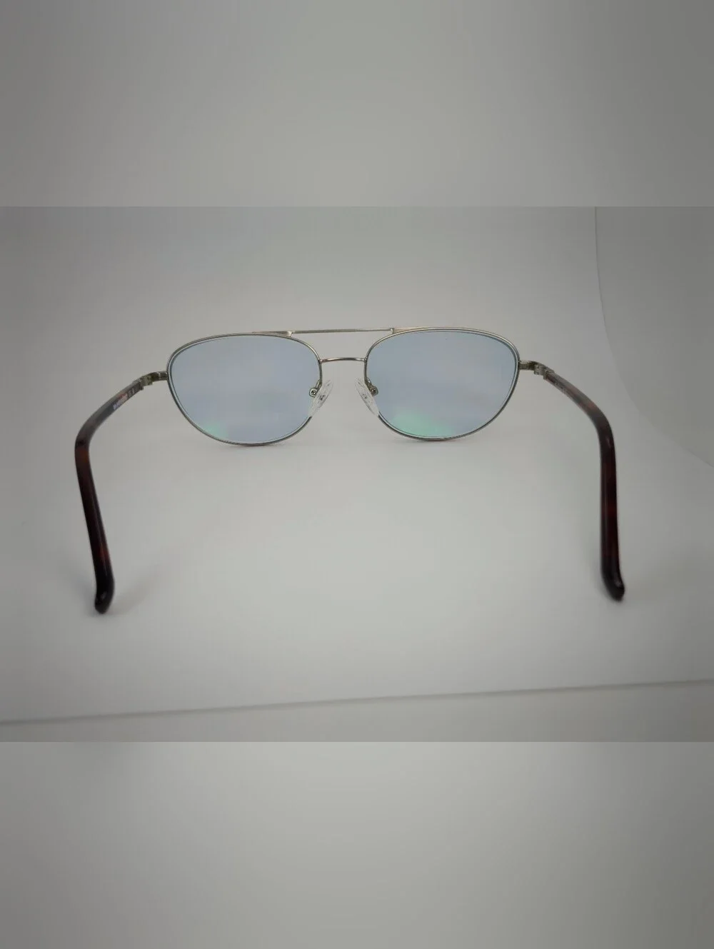Vic. Small Brushed Silver Aviator. Double Bar Strength. Smaller Size.N